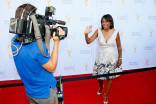 Governor&#039;s Award recipient Pat Harvey on the red carpet at the 67th Los Angeles Area Emmy Awards July 25, 2015, at the Skirball Cultural Center in Los Angeles, California.