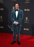 Jason Sudeikis arrives at the 73rd Emmy Awards, September 19, 2021 in Los Angeles, California.