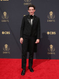 Josh O'Connor arrives at the 73rd Emmy Awards, September 19, 2021 in Los Angeles, California.
