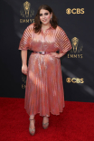Beanie Feldstein arrives at the 73rd Emmy Awards, September 19, 2021 in Los Angeles, California.