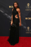 Allyson Felix arrives at the 73rd Emmy Awards, September 19, 2021 in Los Angeles, California.