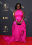 Uzo Aduba arrives at the 73rd Emmy Awards, September 19, 2021 in Los Angeles, California.