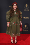 Aidy Bryant arrives at the 73rd Emmy Awards, September 19, 2021 in Los Angeles, California.