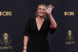Kate Winslet arrives at the 73rd Emmy Awards, September 19, 2021 in Los Angeles, California.