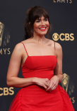 Mandy Moore arrives at the 73rd Emmy Awards, September 19, 2021 in Los Angeles, California.