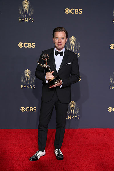 Ewan McGregor on the Winners’ Walk at the 73rd Emmy Awards, September 19, 2021 in Los Angeles, California. 
