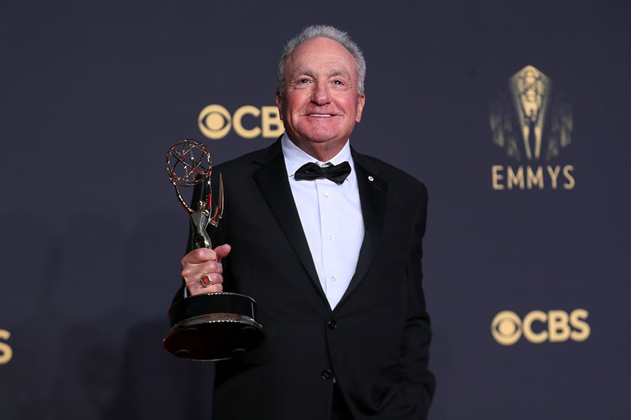 Lorne Michaels on the Winner's Walk at the 73rd Emmy Awards, September 19, 2021 in Los Angeles, California. 