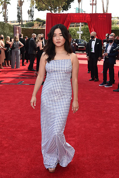 arrives at the 73rd Emmy Awards, September 19, 2021 in Los Angeles, California. 