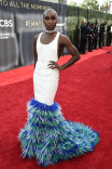 Cynthia Erivo arrives at the 73rd Emmy Awards, September 19, 2021 in Los Angeles, California.