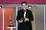 Josh O&#039;Connor accepts an award at the 73rd Emmy Awards, September 19, 2021 in Los Angeles, California. 