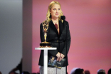 Amy Poehler presents an award at the 73rd Emmy Awards, September 19, 2021 in Los Angeles, California.