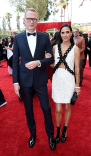 Paul Bettany and Jennifer Connelly arrive at the 73rd Emmy Awards, September 19, 2021 in Los Angeles, California.