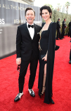 Ewan McGregor and Mary Elizabeth Winstead arrive at the 73rd Emmy Awards, September 19, 2021 in Los Angeles, California.