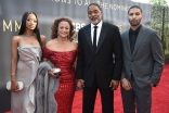 Kylie Marie Jefferson, Debbie Allen, Norm Nixon and Norm Nixon Jr. arrive at the 73rd Emmy Awards, September 19, 2021 in Los Angeles, California.