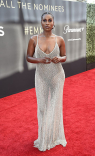 Issa Rae arrives at the 73rd Emmy Awards, September 19, 2021 in Los Angeles, California.