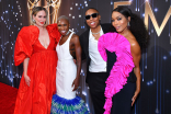 Sarah Paulson, Cynthia Erivo, Lena Waithe and Angela Bassett arrive at the 73rd Emmy Awards, September 19, 2021 in Los Angeles, California.