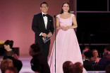 Daniel Dae Kim and Sophia Bush present an award at the 73rd Emmy Awards, September 19, 2021 in Los Angeles, California. 