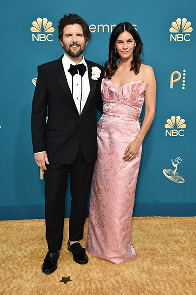 Adam Scott and Naomi Scott