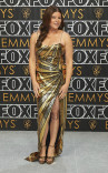 Gail Simmons from Top Chef on the red carpet at the 75th Emmy Awards