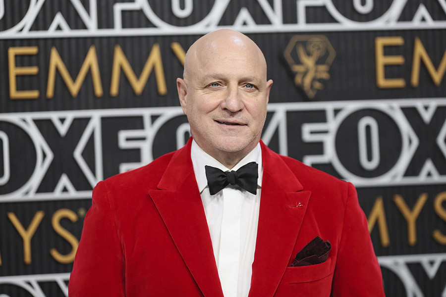Tom Colicchio from Top Chef on the red carpet at the 75th Emmy Awards