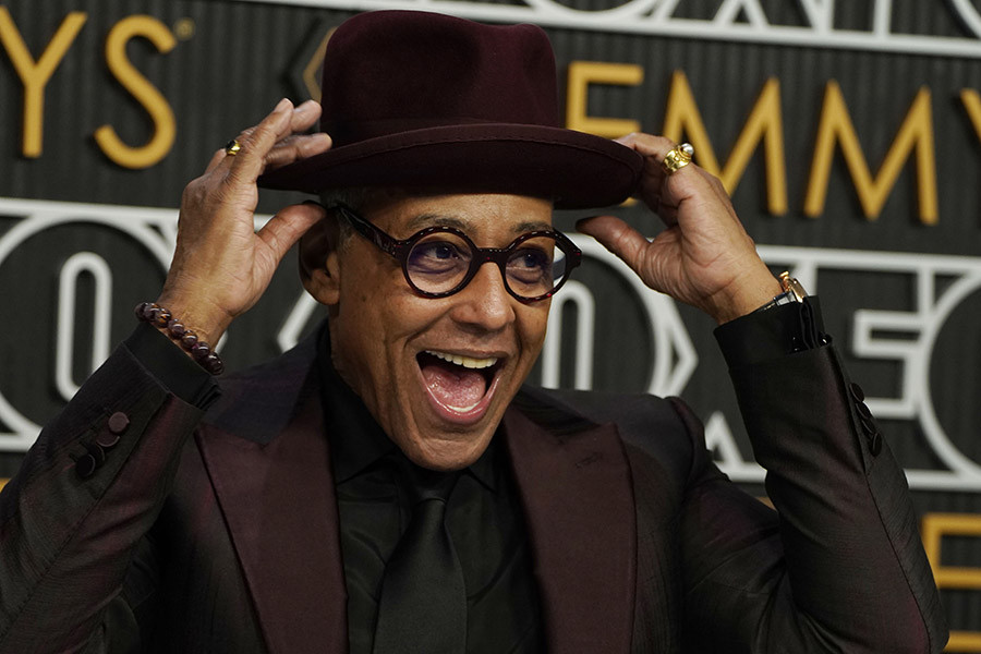 Giancarlo Esposito on the red carpet at the 75th Emmy Awards