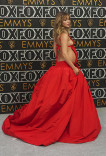 Suki Waterhouse of Daisy Jones &amp; The Six on the red carpet at the 75th Emmy Awards