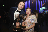 David Paul Meyer and Jocelyn Conn, winners of the award for Outstanding Variety Talk Series for The Daily Show at the 76th Emmy Awards Governors Gala