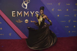 Hershii LiqCour-Jete on the red carpet at the 76th Emmy Awards
