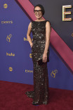 Shannon Goss of Shōgun on the red carpet at the 76th Emmy Awards 