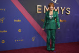 Reba McEntire on the red carpet at the 76th Emmy Awards