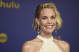 Leslie Bibb of Palm Royale on the red carpet at the 76th Emmy Awards