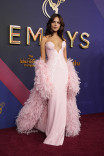 Eiza Gonzalez of 3 Body Problem on the red carpet at the 76th Emmy Awards