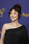 Yuko Miyamoto on the red carpet at the 76th Emmy Awards
