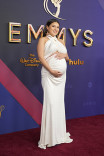 Paulina Alexis of Reservation Dogs on the red carpet at the 76th Emmy Awards