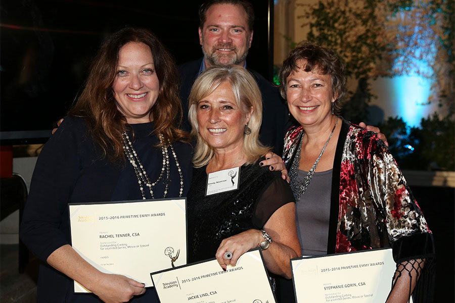 Rachel Tenner, Jackie Lind, and Stephanie Gorin at the Casting and Music Nominee Receptions, September 8, 2016 at the Montage in Beverly Hills, California. 