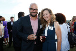 Rafael Garcia and Diana Mogolion at the Executives Emmy Celebration in West Hollywood, California.