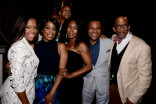 Regina King, Niecy Nash, Keegan-Michael Key, Angela Bassett, Anthony Anderson, and Reg E. Cathey at the Performers Nominee Reception September 19, 2015, at the Pacific Design Center in Los Angeles, California.