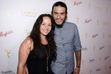 Richard Cabral and his wife Janiece Sarduy at the Casting Directors nominee reception September 10, 2015 in Los Angeles, California.