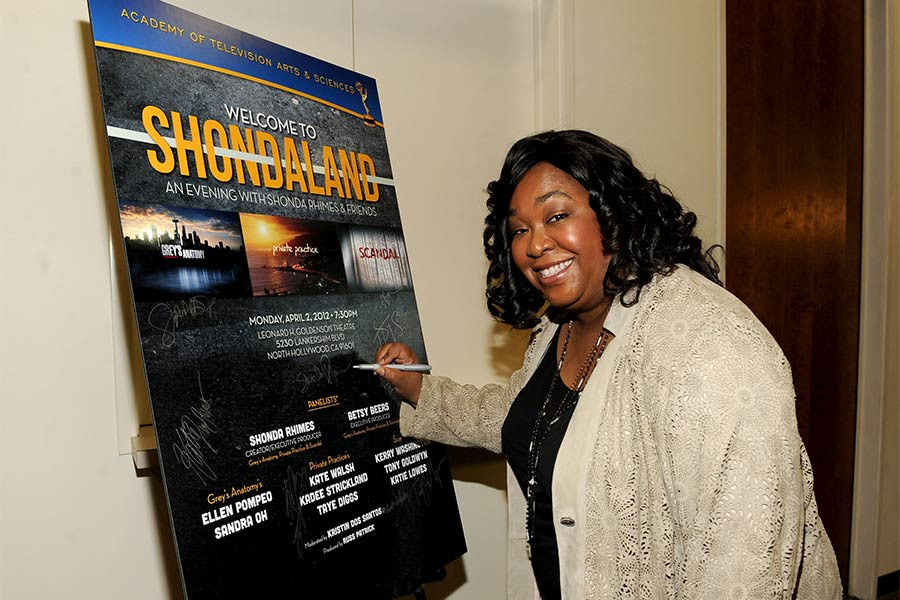 Shonda Rhimes at An Evening with Shonda Rhimes and Friends. 