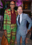 RuPaul Charles and Carson Kressley at the Performers Peer Group Celebration, August 22, 2016, at the Montage Beverly Hills in Beverly Hills, California.