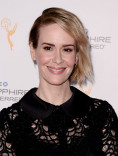 Sarah Paulson at the Performers Nominee Reception September 19, 2015, at the Pacific Design Center in Los Angeles, California.