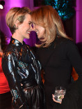Sarah Paulson and Felicity Huffman at the Performers Peer Group Celebration, August 22, 2016, at the Montage Beverly Hills in Beverly Hills, California.