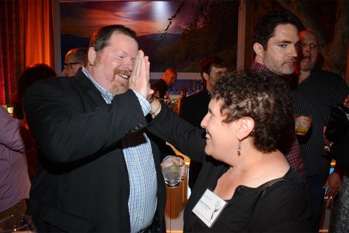 Scott Boyd and Sue Federman at the Picture Editors Nominee Reception in North Hollywood, California.