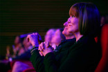 Governor&#039;s Award winner Stephanie Edwards enjoys the show at the 68th Los Angeles Area Emmys, July 23, 2016, at the Saban Media Center, North Hollywood, California. 