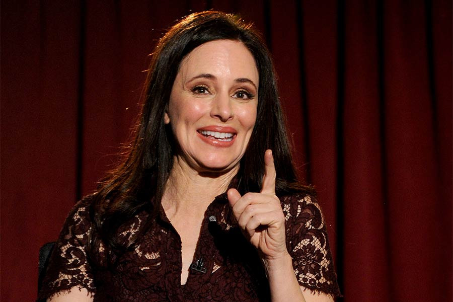 Madeleine Stowe at An Evening with Revenge. 