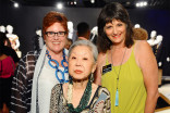 Television Academy governors Sue Bub and Terry Ann Gordon with Mary Rose at The 9th Annual Outstanding Art of Television Costume Design Exhibition at the FIDM Museum &amp; Galleries, Saturday, July 18, 2015, in Los Angeles. 