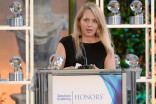 Tara Grace, VP of HBO Films, accepts the honor for The Normal Heart at the awards presentation at the Eighth Annual Television Academy Honors, May 27 at the Montage Beverly Hills.