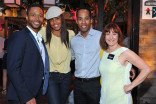 Thomas Hobson, Natasha Desruisseaux, Ivan Heredia, and Susan Nessanbaum-Goldberg at Dynamic and Diverse: A 66th Emmy Awards Celebration of Diversity at the Television Academy in North Hollywood, California.