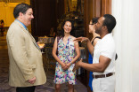 Thomas Maier, Karen Tsen Lee, Stephanie Hui, and Nnamdi Nwosa at Networking Night Out NYC! at the St. Regis Hotel in New York City, June 12, 2015.