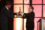 Toru Kuroda and Koki Morinaga at the 68th Engineering Emmy Awards, October 28, 2016 at Loews Hollywood Hotel in Los Angeles, California.